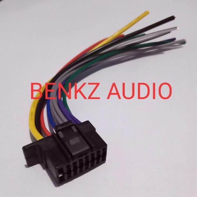 Promo Kabel soket head unit tape singeldin SONY konektor tip mobil sony COD