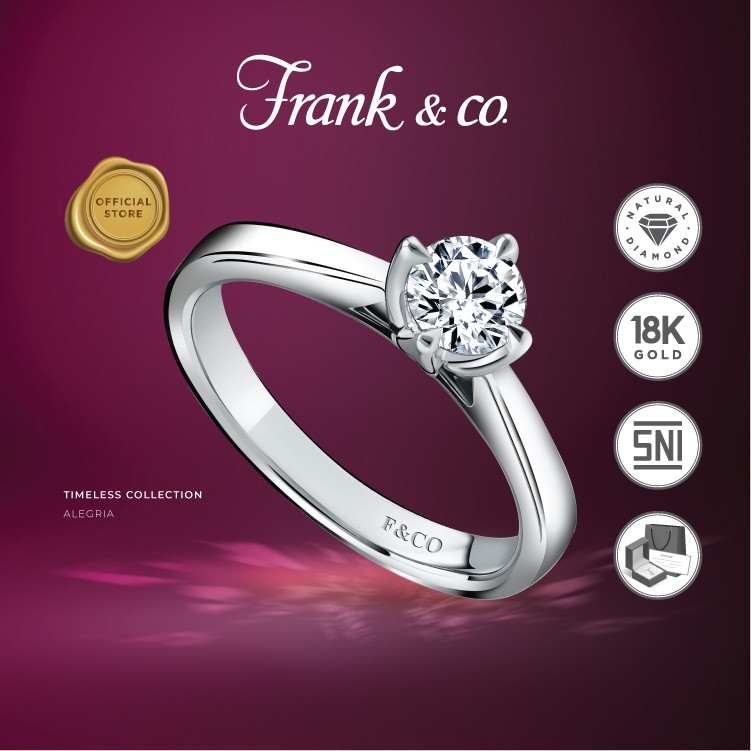 Frank & co. Alegria Ladies Ring Size 15 / Cincin Wanita ( pre - order )