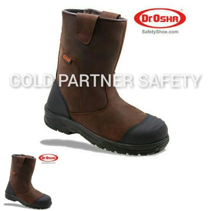 Sepatu Safety Shoes Dr Osha 9373 Mustang Boots S1 Composite (New) Hd New Stok