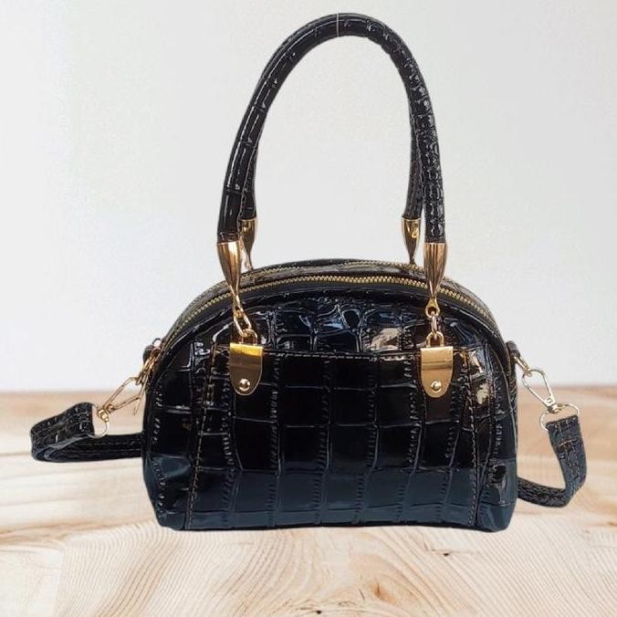 Promo Nados-Tas Wanita 2 Ruang Selempang Slingbag Kekinian Kantong Muka Belakang