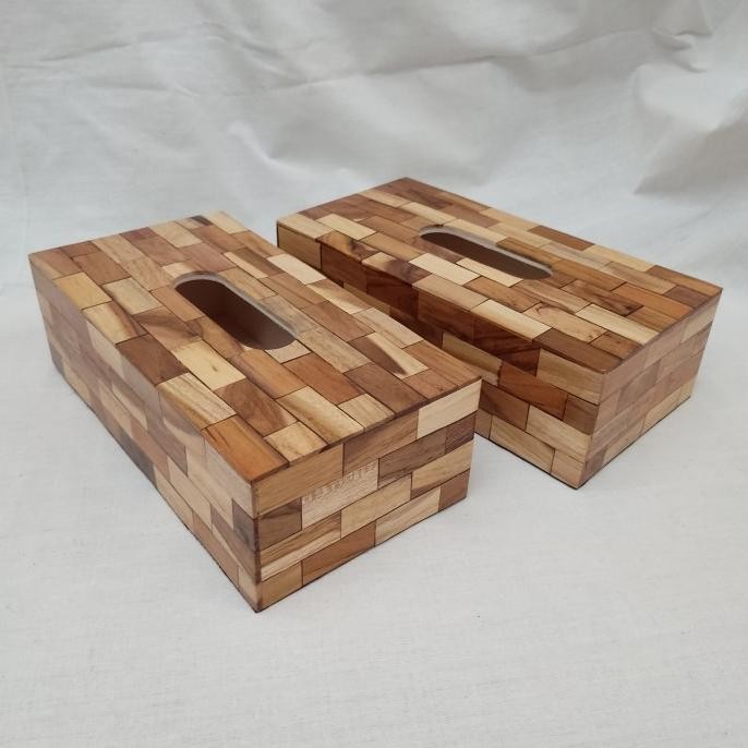 ------] Box Tissue Kayu / Tempat Tissue Jati / Kotak Tisue Kayu Jati