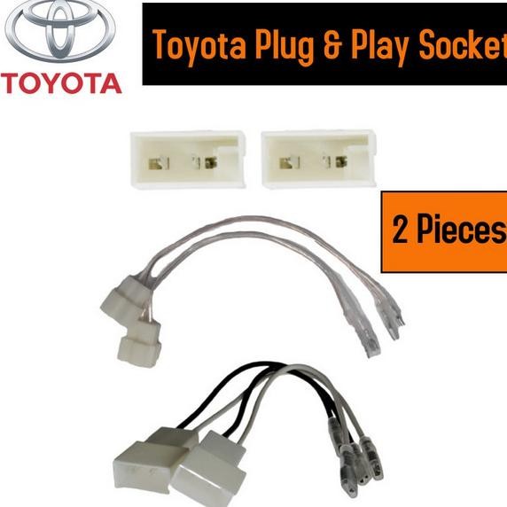Promo Soket Kabel Speaker PNP toyota / Socket speaker Toyota COD