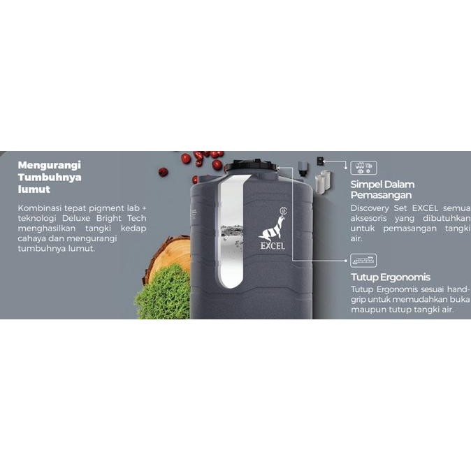 Spesial Tangki Air / Tandon / Toren Air Excel Blow 2000 Liter Alb 2000