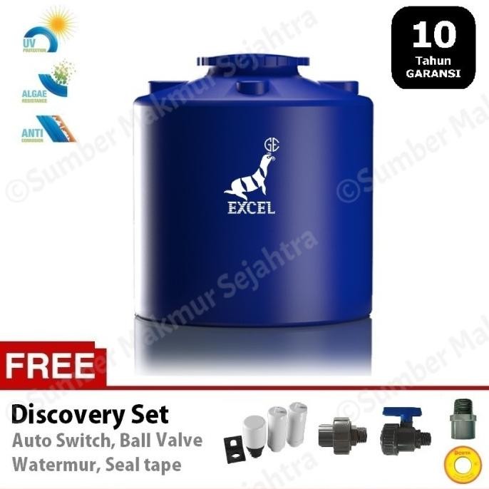 Diskon Tangki Air / Tandon / Toren Excel 2000 Liter - Al 2000 (Al2000)