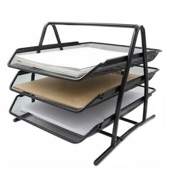 RAK DOKUMEN KERTAS BESI 3 SUSUN / ELEVATED TRAY 3 TINGKAT A22S