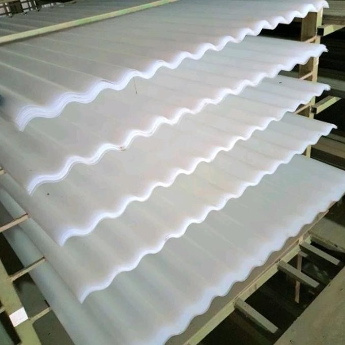 ATAP FIBER GELOMBANG ASBES PLASTIK 1.5M 1.8M 2.1M 2.4M 2.7M 3M H85S