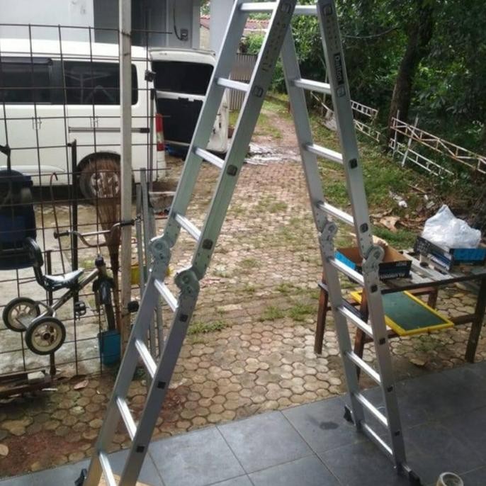 Tangga Lipat Multipurpose Dalton ML-104 4,8 Meter Tangga 4.8 GoCAR
