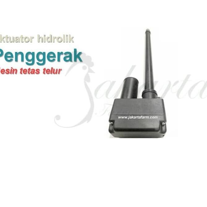 Aktuator hidrolik penggerak mesin tetas telur kapasitas besar