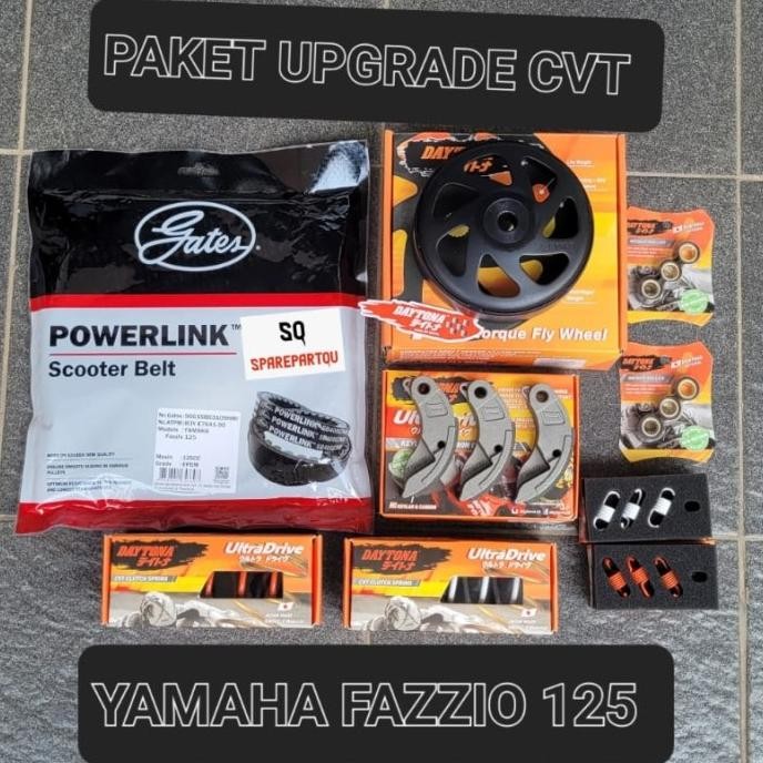 Paket Upgrade CVT Fazzio 125 Grand Filano Upgrade Kirian CVT Racing FORSALE
