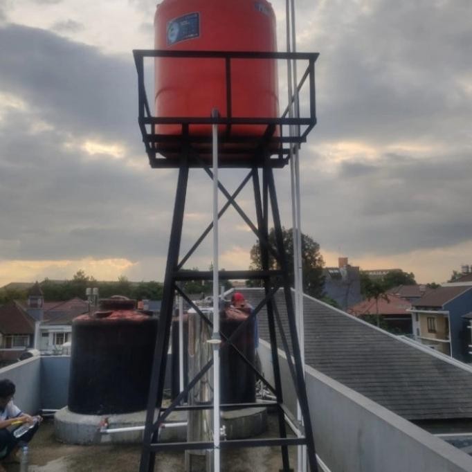 Miliki Menara Toren Air Dudukan Toren Kapasitas 1000 Liter