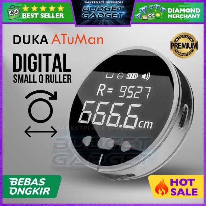 

Hot Sale! Original Duka Small Q Ruler Penggaris Digital Meteran Lcd Screen