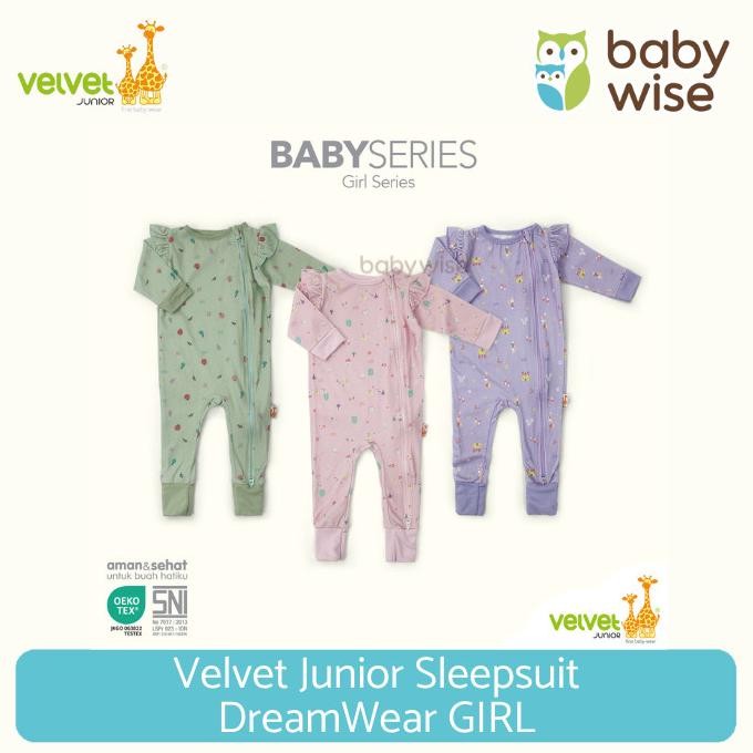 Velvet Junior Sleepsuit Dreamwear Girl Terbaru