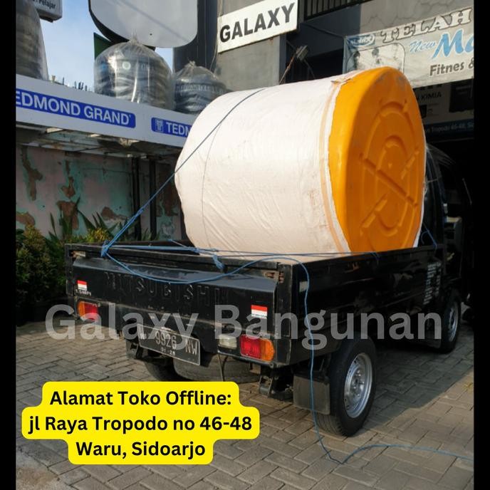 Terjangkau Tangki Tandon Toren Air 1000 Liter Penyu Pennyu 1000 Liter Anti Lumut Dinding Tebal 4 Lap