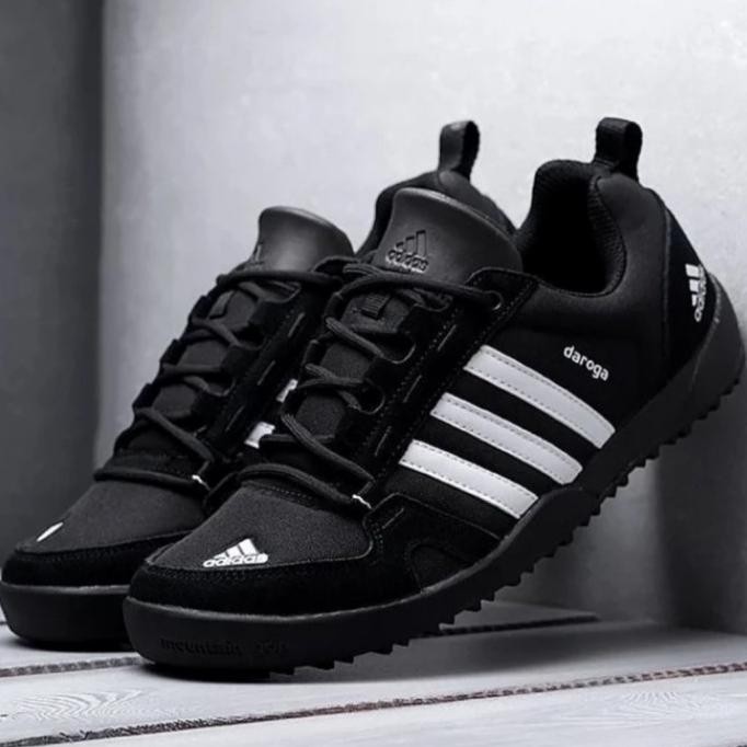 SEPATU ADIDAS DAROGA BLACK WHITE ORIGINAL