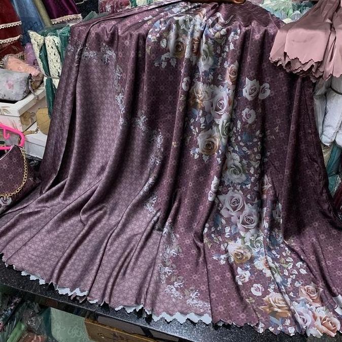 Promo Mukena Sutra Armani Silk Laser Cut / Mukenamewah / Mukena Adem / Mukena Laser Cut / Mukena Mew