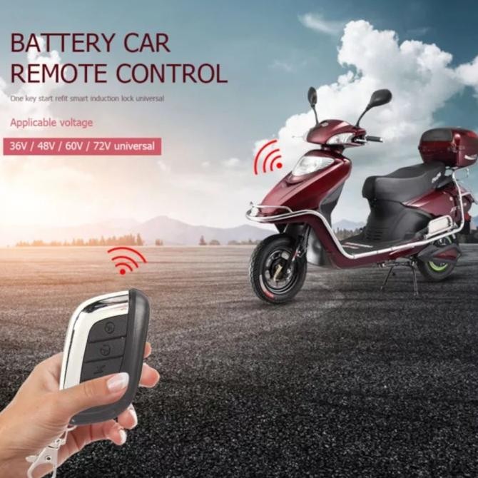 Alarm remote keyless sepeda listrik motor listrik scooter skuter part murah