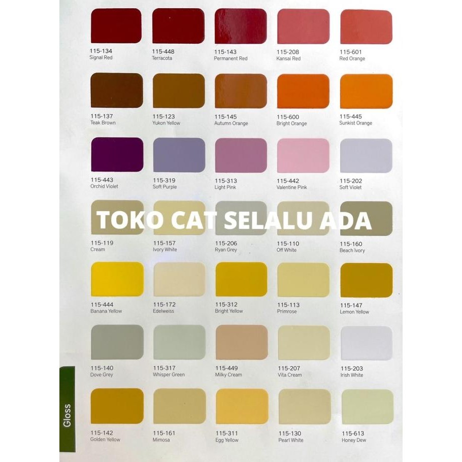 

CAT FTALIT GLOSS 1 KG - CAT MINYAK / CAT KAYU BESI (READY SEMUA WARNA) murah