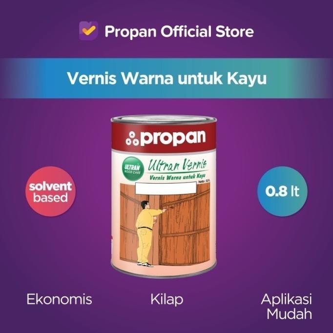 Propan ULTRAN VERNIS V-09 / Cat Vernis Kayu Natural/ politur/ plitur murah