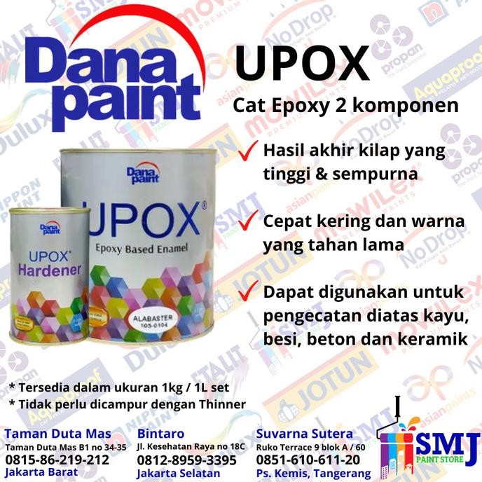 CAT EPOXY GARIS PARKIR LANTAI KERAMIK UPOX DANAPAINT murah