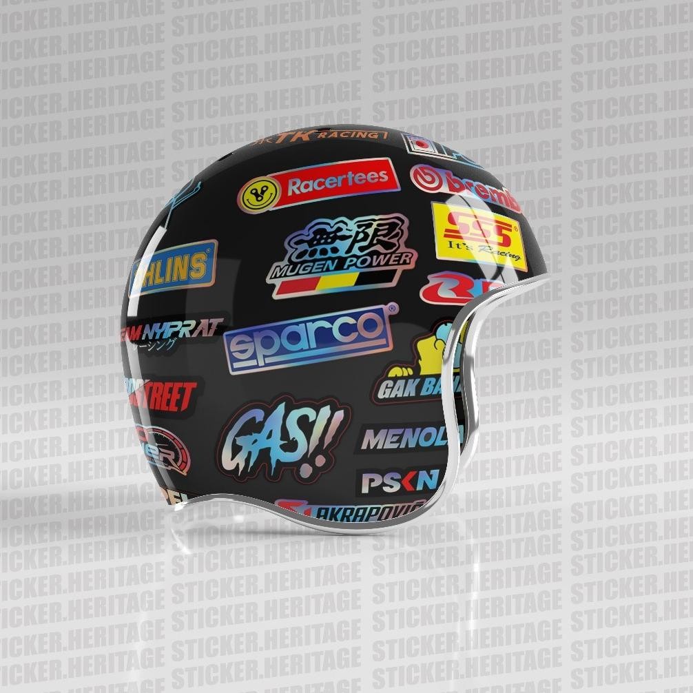 

hjg-7 ( 22PCS )STICKER STIKER RACING HOLOGRAM | STIKER MOTOR | STICKER HELM, stciker pack stiker helm stiker estetik stiker motor dan helm stiker untuk motor dan helm Terlaris