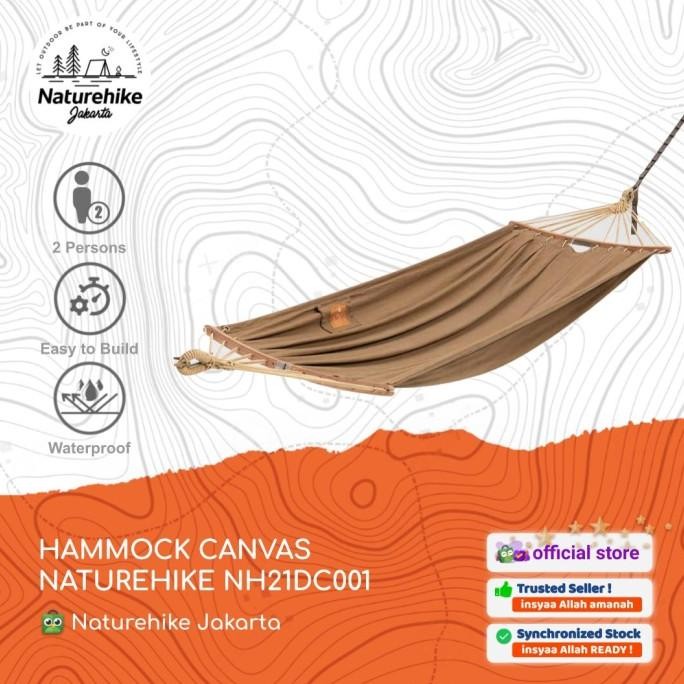 HAMMOCK CANVAS NATUREHIKE NH21DC001 AYUNAN GANTUNG CAMPING OUTDOOR