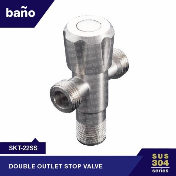 Stop Kran T Stainless Bano/Stop Kran Double Closed/Kran Double Closed Promo