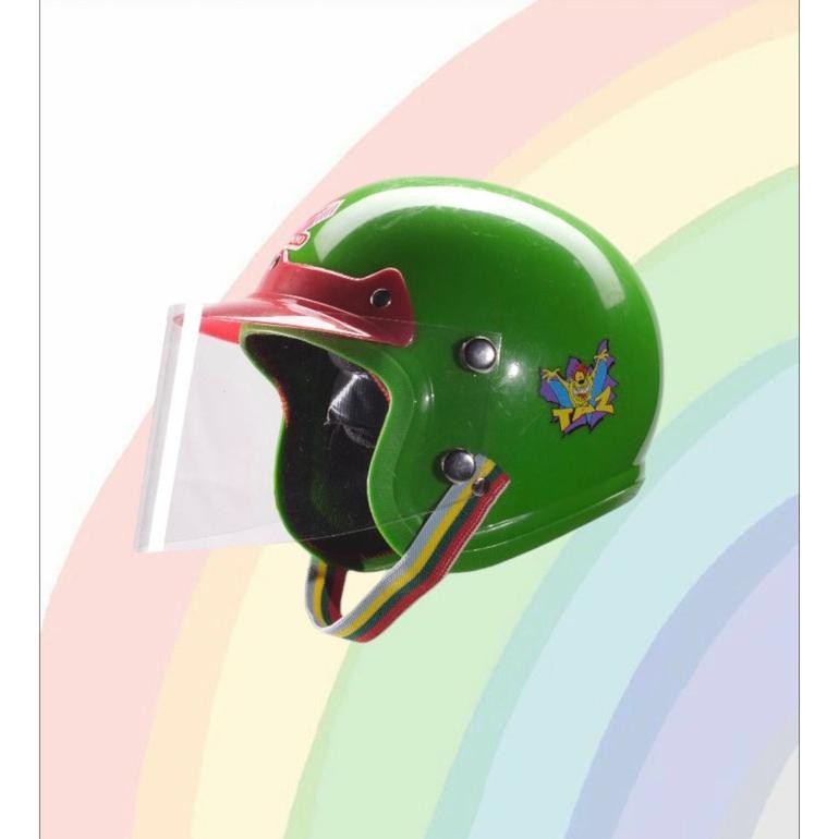 tru-63 Helm Lawas, Jadul, Klasik Kiwi Bmx Anak Original Helm Anak SNI Laki Perempuan Lucu Unik 1 2 T