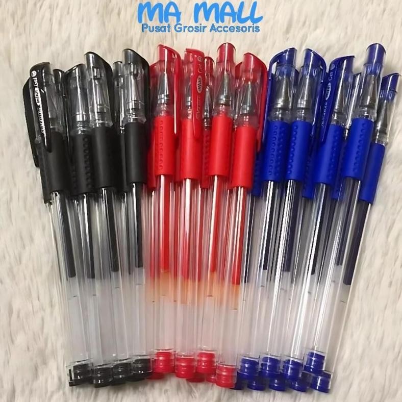 

ss-64 12pcs Pulpen Gel MIMI Pena Gel 0,5mm A111 Pulpen Pen Pena Gel Cair Lusinan Lusin Termurah