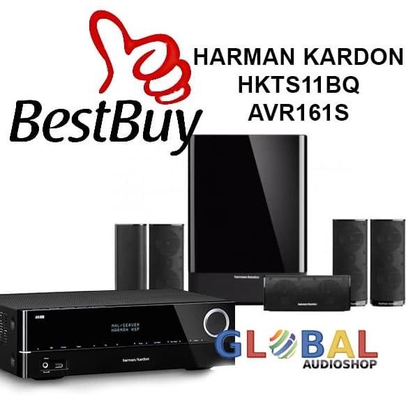 Harman Kardon AVR161 ( AVR-161S ) HOME THEATER HKTS11 ( HKTS-11BQ ) ENC