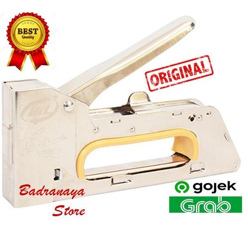 

Stapler Tembak Cekrekan Pengokot Hekter Gun Tacker Staples Sofa & Jok KALI