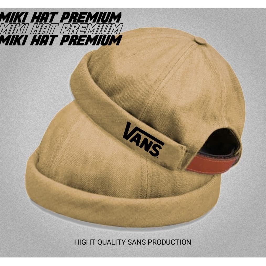hj-43 (COD) TOPI PECI MIKIHAT PREMIUM HIGHT QUALITY topi vans - PECI UAS VERSI GAUL- PECI HIJRAH - T