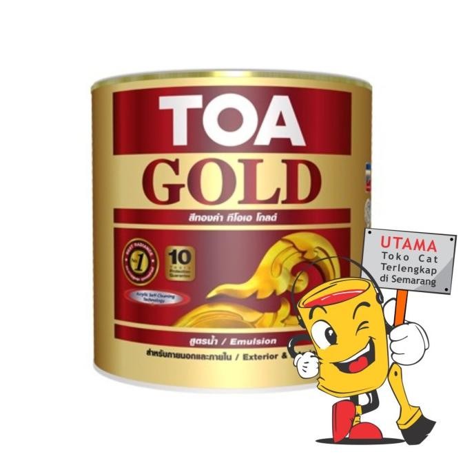 Diskon Toa Gold Water Based Cat Kubah Emas Gw707 Europe Gold 1 Liter