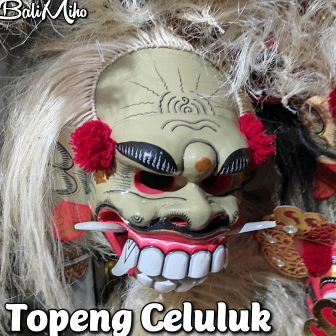 TOPENG CEULUK/CELULUK/TOPENG LEAK BALI/TOPENG MONSTER/TOPENG KAYU SRA