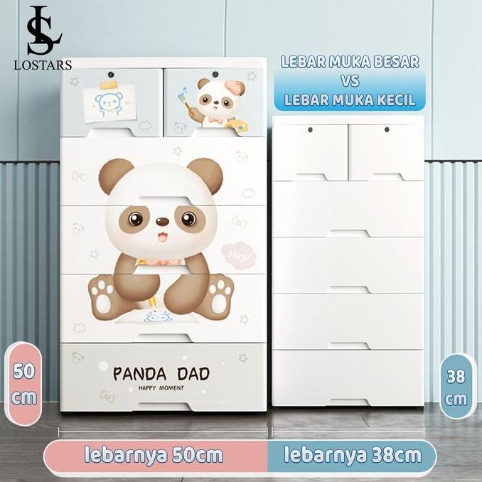 Lostars/Lemari bayi/Lemari plastik /Lemari plastik anak/lemari plastik premium/lemari pakaian /lemar
