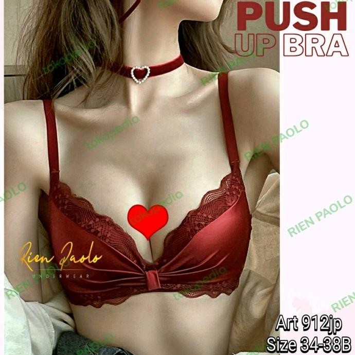 Terbaru, Bra Set Sexy Bh Wanita Bh Fancy Rien Paolo Tanpa Kawat Push Up