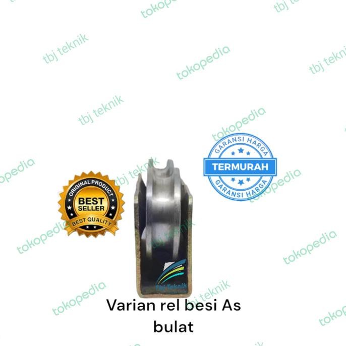 Roda Pagar Besi Super 8 Cm Dobel/Ganda New Stok