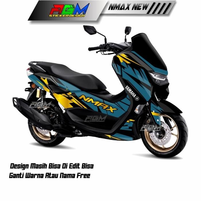 Decal Stiker Nmax All New 150 Full Body Motif Bercak Hijau Army Original Dan Terpercaya