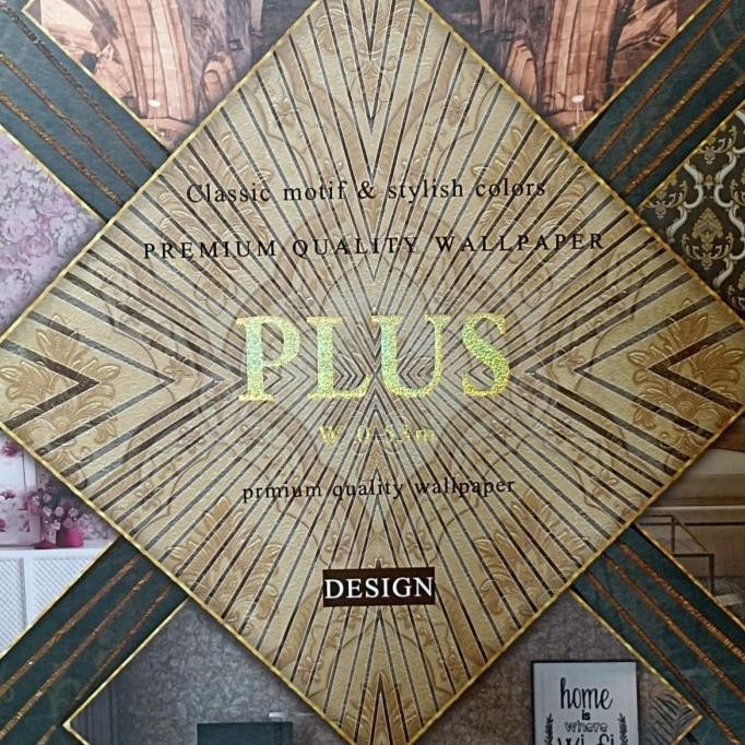 Miliki Wallpaper Vinyl Plus 1 Wallpaper Korea Wallaper Rumah Mewah Elegant