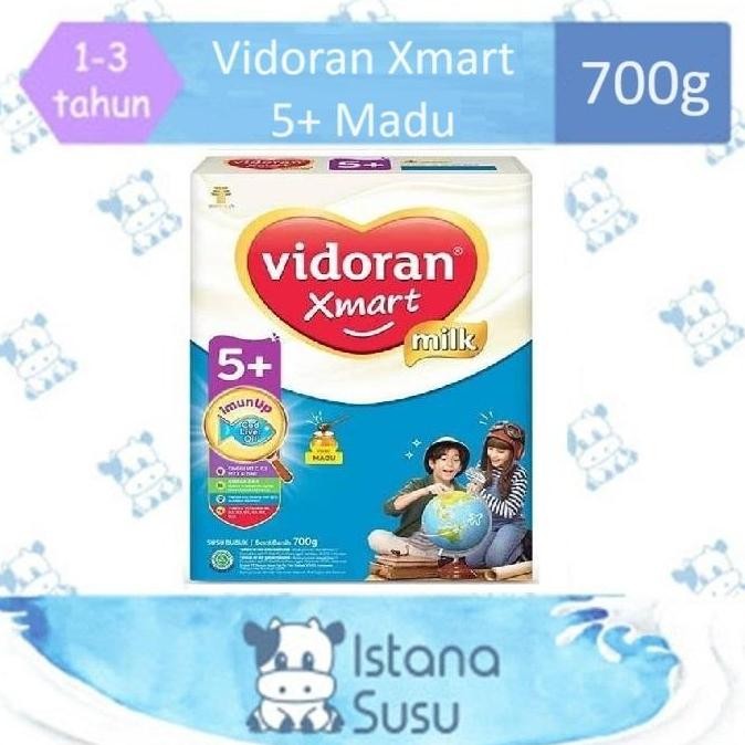 

Vidoran Xmart 1+ / 3+ / 5+ Vanila Madu Cokelat 925G & 700G Susu Formula