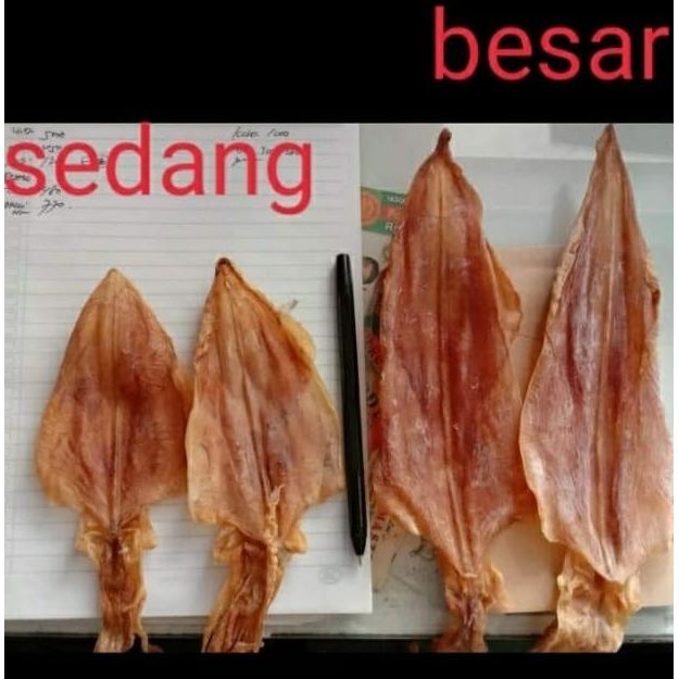 

Juhi/Jiu He/ Sotong Pangkong/ Cumi Kering 1 Kg Khas Pontianak