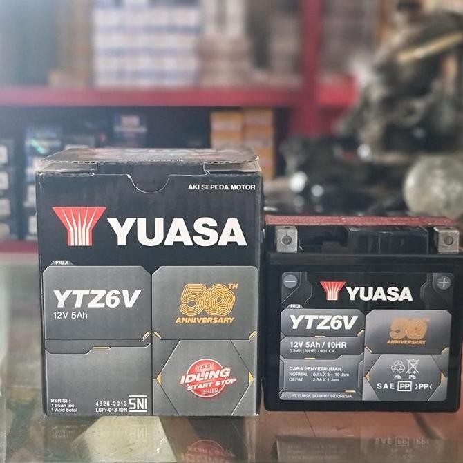 Aki Yuasa YTZ 6V
