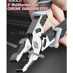 Promo Airaj Tang Potong Kombinasi Crimping Kupas Kabel 9" Multifungsi