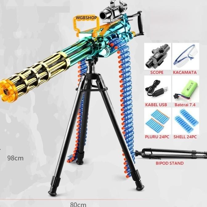 TERBARU Mainanan Anak Gatling M-134 Toy NOT NERF