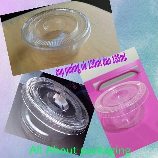 (Good) Cup puding puyo / cup puding ukuran 130 ml dan amp; amp; amp; 155 ml