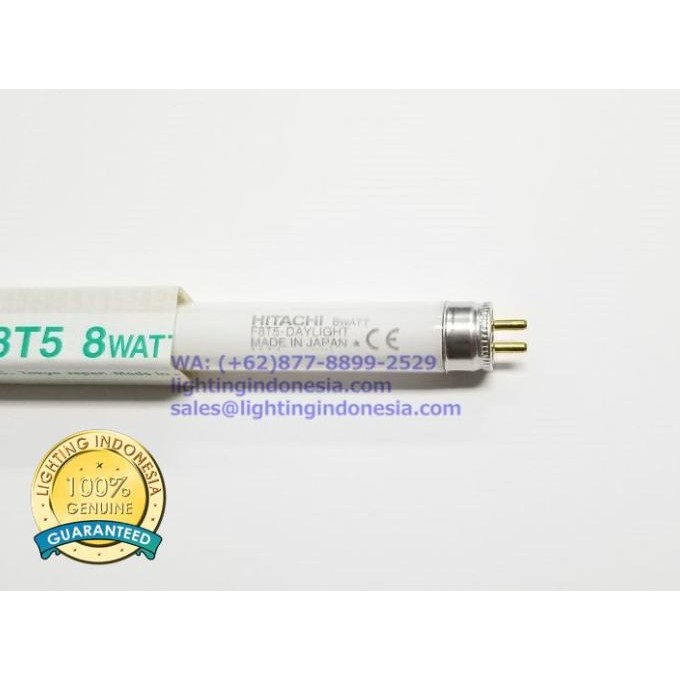 Lampu HITACHI Daylight T5 8 Watt F8T5/D murah