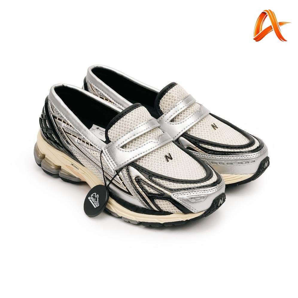 Baru New Balance 1906L Silver Metallic Cream Original