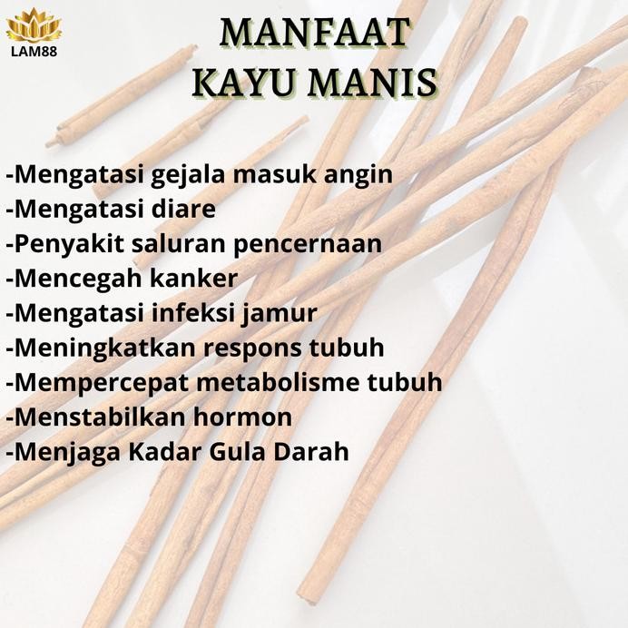 

KAYU MANIS UTUH 1KG / KUALITAS GRADE A murah
