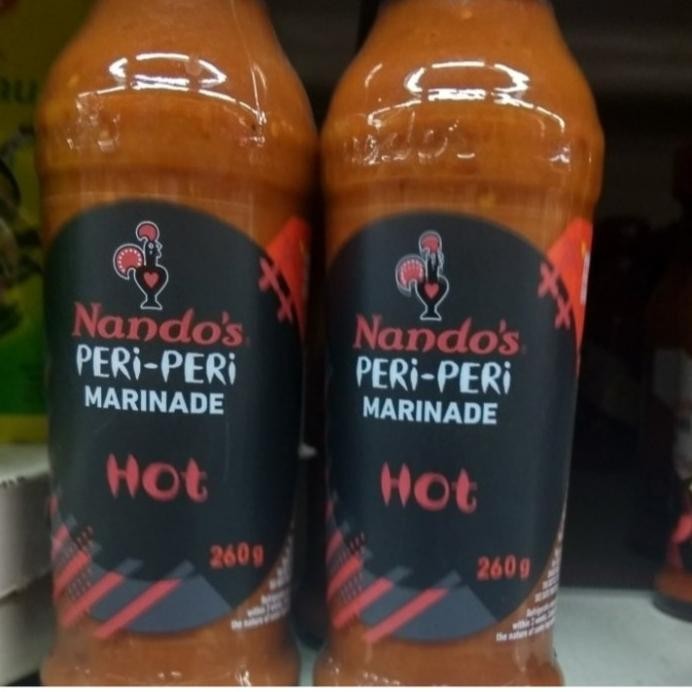 

Nandos peri peri hot marinade 260gr sauce murah