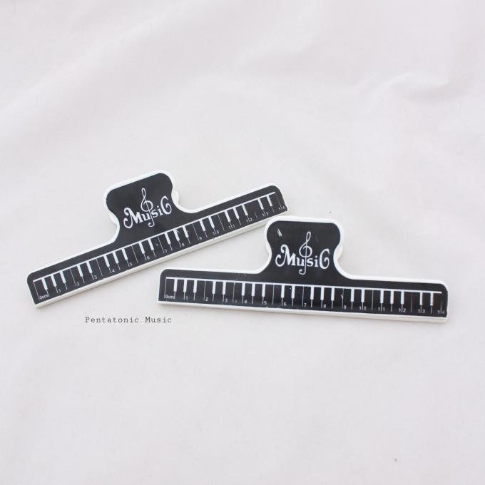 

Penjepit Kertas Buku Musik Piano Clip Paper Book Black Music Long Clip murah