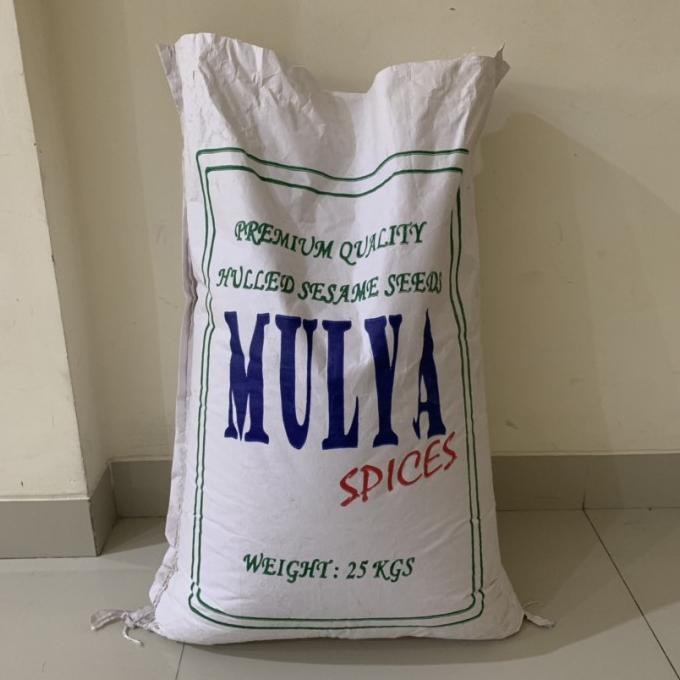 

Wijen Putih Sesame Seed 1 Karung Sak Ball 25 kg murah